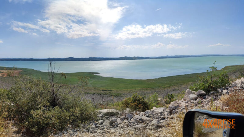 Offroad in Istrien, Bucht von oben